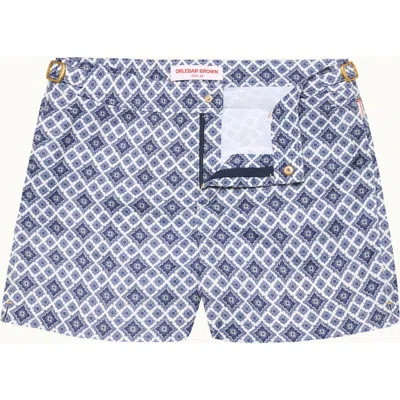 Orlebar Brown Setter Recycled-polyester Tailored-fit Swim Shorts In White Sand