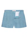 Orlebar Brown Setter Riptide Wave-print Swim Shorts In Blue