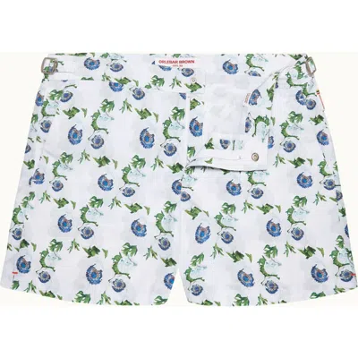 Orlebar Brown Setter Sarah Graham Coronaria Tailored-fit Swim Shorts In White Sand