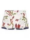 Orlebar Brown Setter Straight-leg Short-length Printed Recycled Swim Shorts In Neutral