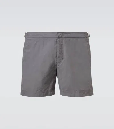 Orlebar Brown Setter Swim Trunks In Gray