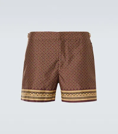 Orlebar Brown Badeshorts Setter In Brown