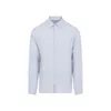 Orlebar Brown Justin Long-sleeved Shirt In Blue
