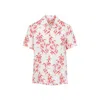 Orlebar Brown Hibbert Printed Linen Shirt In Red