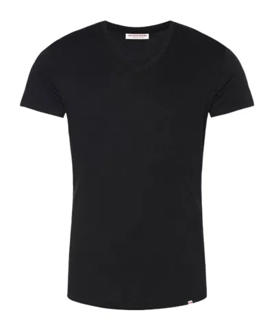 Orlebar Brown Short-sleeve Fitted T-shirt In Black