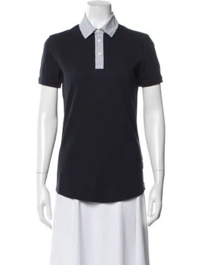 Pre-owned Orlebar Brown Short Sleeve Polo In Blue