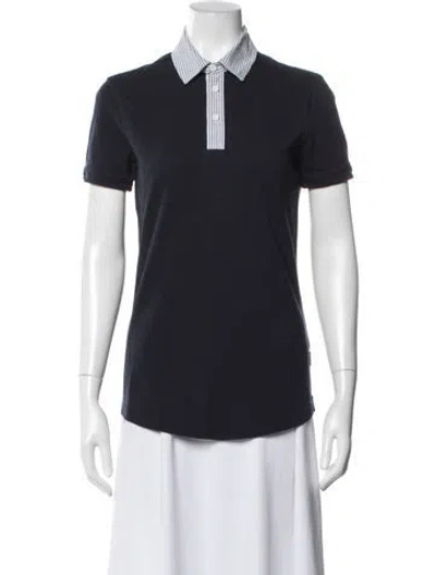 Pre-owned Orlebar Brown Short Sleeve Polo In Blue
