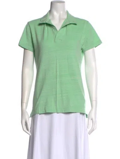Pre-owned Orlebar Brown Short Sleeve Polo In Green