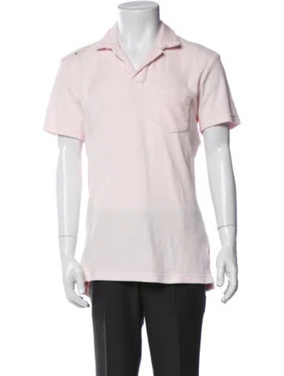 Pre-owned Orlebar Brown Short Sleeve Shirt In Pink