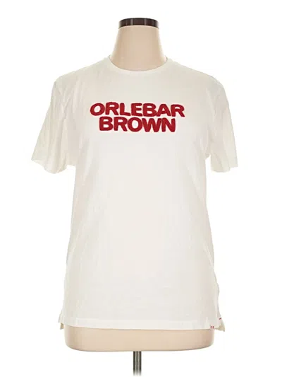 Pre-owned Orlebar Brown Short Sleeve T-shirt In Brown