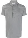 Orlebar Brown Short-sleeved Polo Shirt In Grau