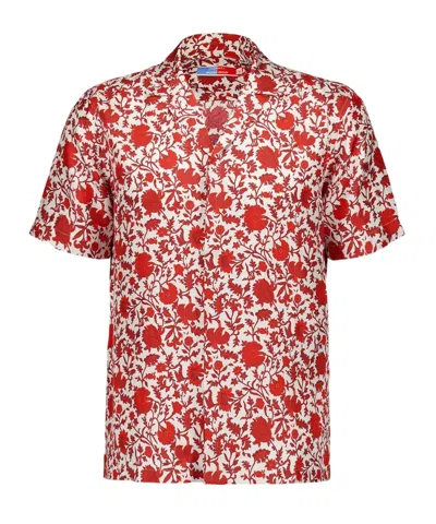 Orlebar Brown Short-sleeved Shirt In Pink
