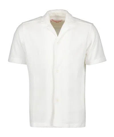 Orlebar Brown Short-sleeved Shirt In White