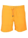 Orlebar Brown Mens Calypso Orange Bulldog Mid-length Lightweight Drawcord Swim Shorts In Orange