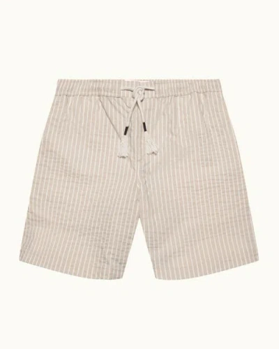Orlebar Brown Sonoran Seersucker Relaxed Fit Seersucker Stripe Shorts In Multi