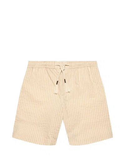 Orlebar Brown Sonoran Striped Shorts In Neutral