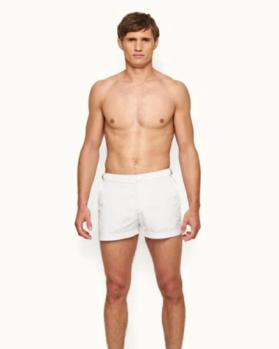 Orlebar Brown Springer Shortest-length Swim Shorts In White