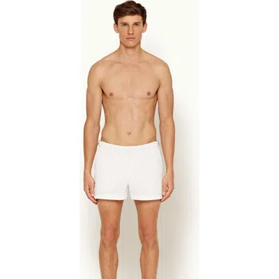 Orlebar Brown Springer Tailored-fit Swim Shorts In White