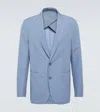 Orlebar Brown Springfield Linen And Cotton Blazer In Blau