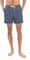 Orlebar Brown Standard Terrazzo Slim-fit Mid-length Printed Recycled Swim Shorts In Blue