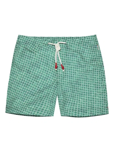 Orlebar Brown Standard Swim Shorts In Caddie Green