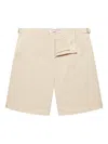 Orlebar Brown Stretch-cotton Belted Shorts In Neutral