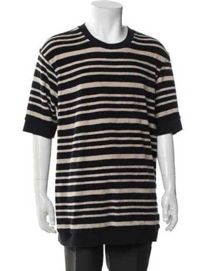 Pre-owned Orlebar Brown Striped Crew Neck Pullover In Multicolor