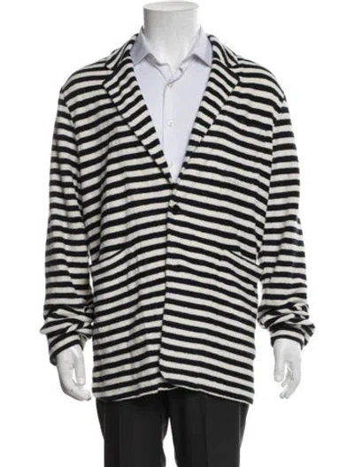 Pre-owned Orlebar Brown Striped Jacket In Black