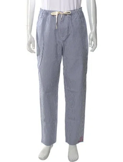 Pre-owned Orlebar Brown Striped Pants In White