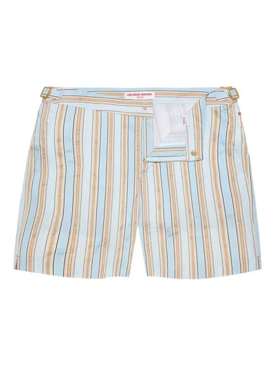 Orlebar Brown Striped Swim Shorts In Multi