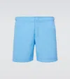 Orlebar Brown Riviera Buckle-detail Swim Shorts - Men's - Polyamide/polyester In Blue