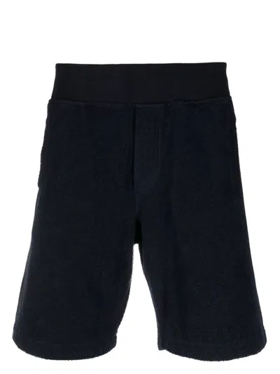 Orlebar Brown Terry-cloth Track Shorts In Blue