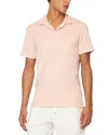 Orlebar Brown Terry Polo Shirt In Pink Sand