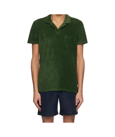 ORLEBAR BROWN TERRY POLO SHIRT