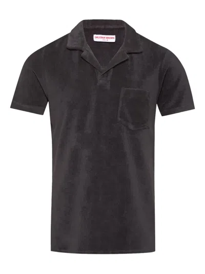 Orlebar Brown Terry Towelling T-shirt In Gray