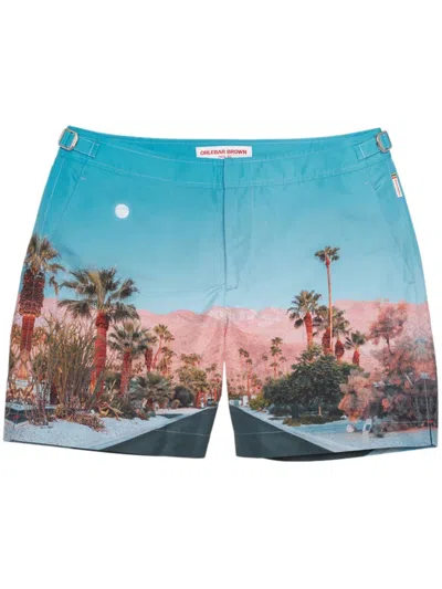 Orlebar Brown The Webster Swim Shorts In Blue