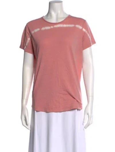 Pre-owned Orlebar Brown Tie-dye Print Crew Neck T-shirt In Pink