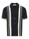 Orlebar Brown Tiernan Striped Shirt In Black