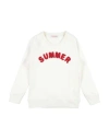 Orlebar Brown Toddler Girl Sweatshirt Ivory Size 4 Cotton, Elastane In White