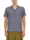 Orlebar Brown "travis Seglas" Shirt In Blue