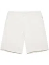Orlebar Brown Bulldog Buckle Detailed Swim Shorts In Weiss