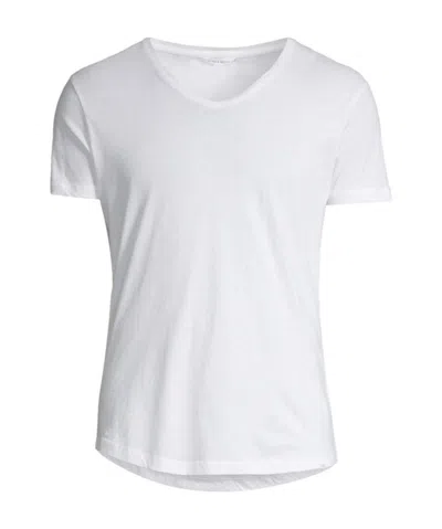 Orlebar Brown V-neck T-shirt In White
