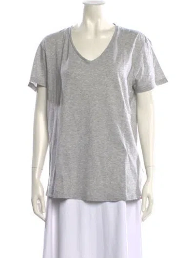 Pre-owned Orlebar Brown V-neck Short Sleeve T-shirt In Gray