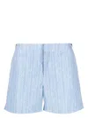 Orlebar Brown Wave-print Swim Shorts In Blue