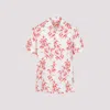 Orlebar Brown Hibbert Printed Linen Shirt In White