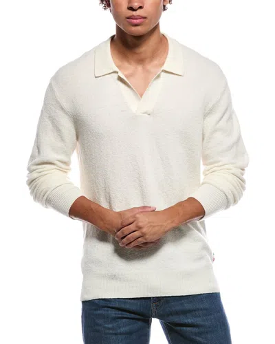 Orlebar Brown Santino Towelling-finish Polo Shirt In White