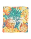 Orlebar Brown Woman Scarf Orange Size - Cotton, Silk In Orange