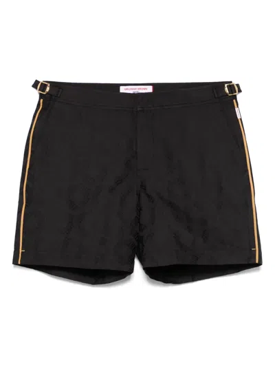 Orlebar Brown X 007 Bulldog Swim Shorts In Black