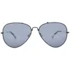 Orlebar Brown X Linda Farrow Grey Pilot Unisex Sunglasses Ob9c11sun 58 In Blue