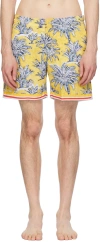 Orlebar Brown Bulldog Palm Border Swim Shorts In Toucan